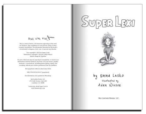 Copyright and Title Page spread